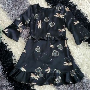 Zara flared sleeved, mini dress